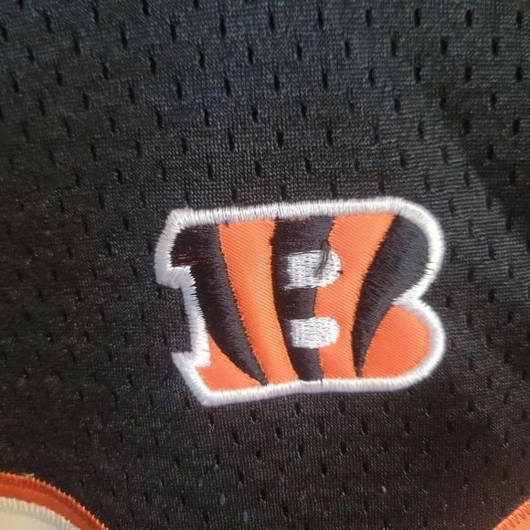 VTG Reebok Rudi Johnson Cincinnati Bengals Black and Orange Equipment Jersey - Picture 3 of 7